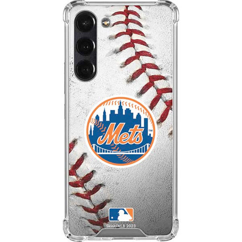 MLB New York Mets Game Ball Galaxy S24 FE Clear Case
